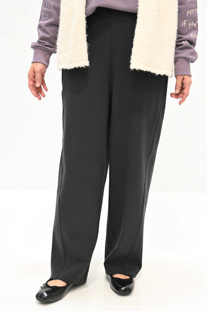 ≪SALE≫ Woolly Solid & Check Wide Pants