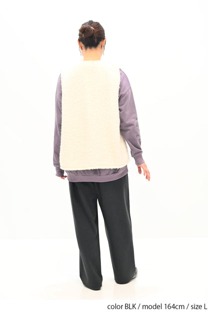 ≪SALE≫ Woolly Solid & Check Wide Pants
