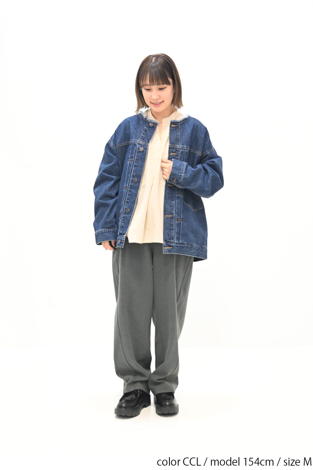≪SALE≫ Woolly Solid & Check Wide Pants