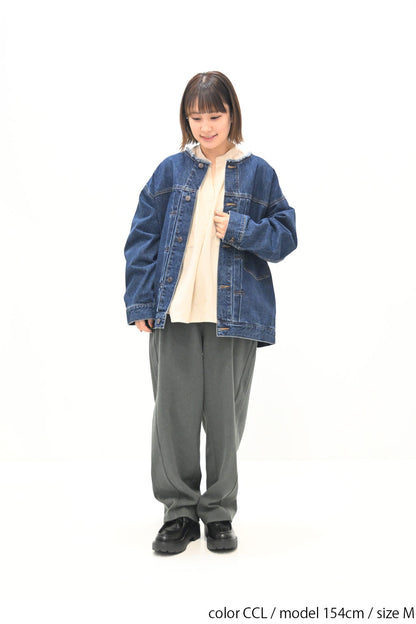 ≪SALE≫ Woolly Solid & Check Wide Pants