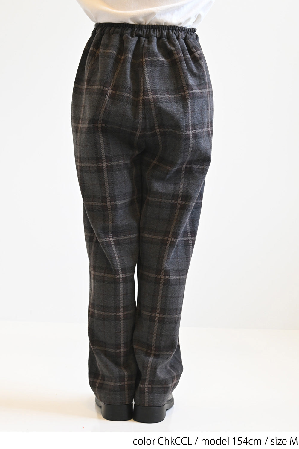 ≪SALE≫ Woolly Solid & Check Wide Pants