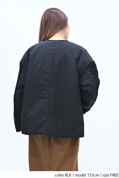 ≪SALE≫Knit Cable Switch Padded Jacket