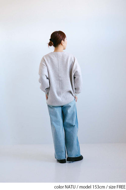 ≪SALE≫Color-Blocked Knit Crew Pullover
