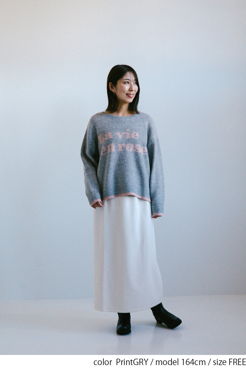 ≪SALE≫Soft Jacquard Logo Pullover