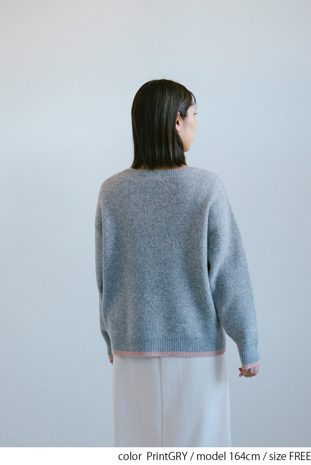 ≪SALE≫Soft Jacquard Logo Pullover