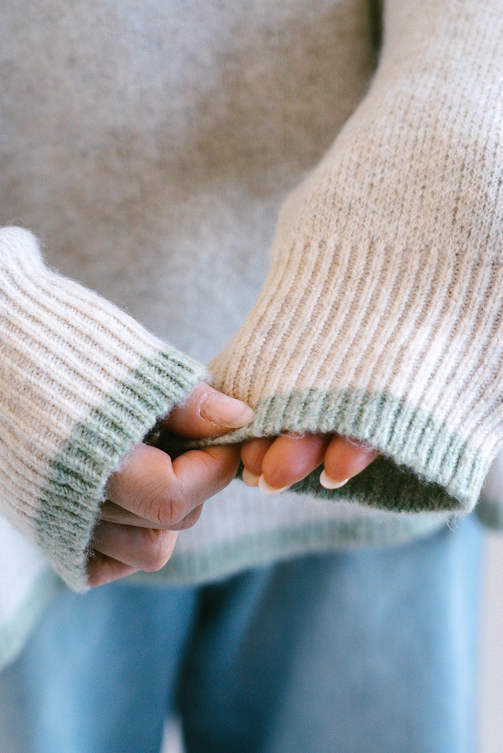 ≪SALE≫Soft Jacquard Logo Pullover