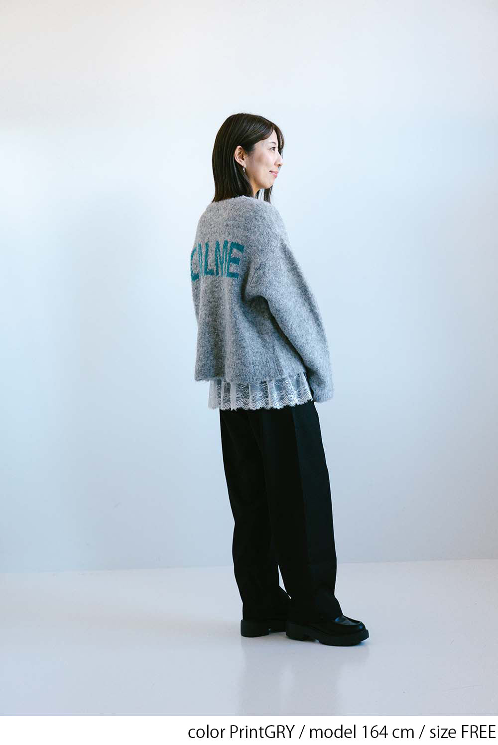 ≪SALE≫Bouclé Assorted Back Logo Pullover