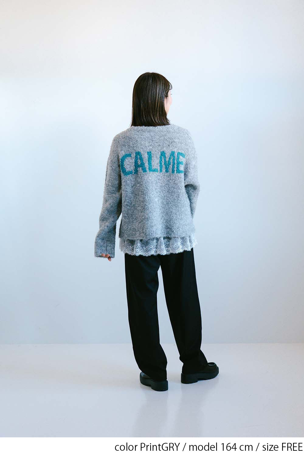 ≪SALE≫Bouclé Assorted Back Logo Pullover