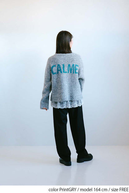 ≪SALE≫Bouclé Assorted Back Logo Pullover