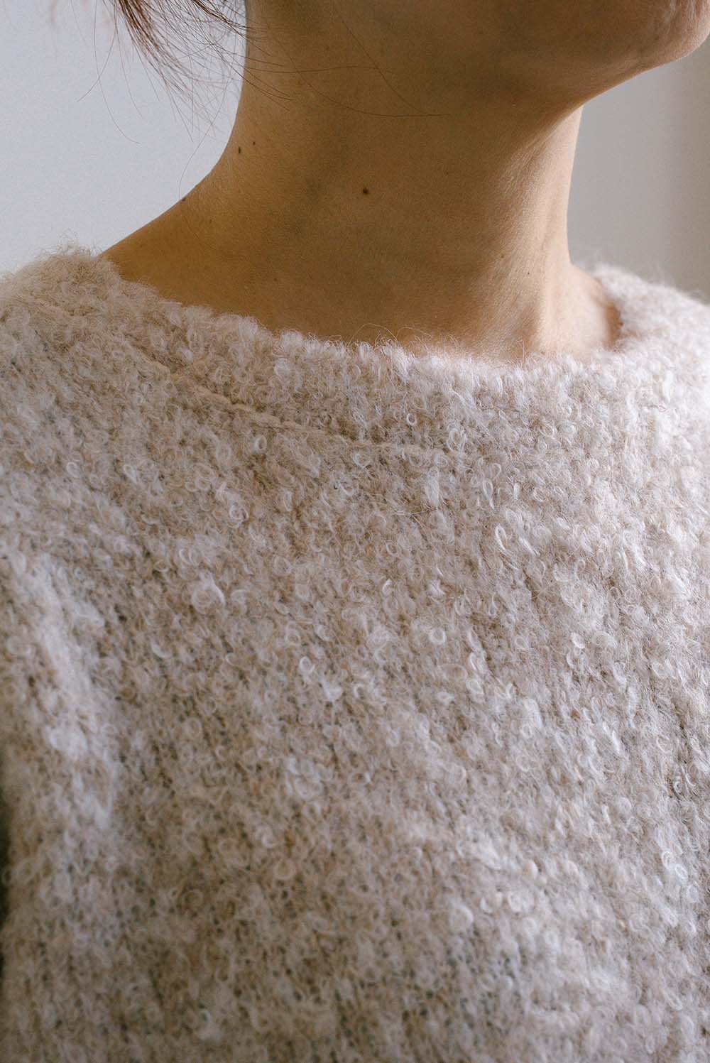 ≪SALE≫Bouclé Assorted Back Logo Pullover