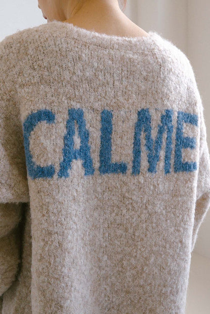 ≪SALE≫Bouclé Assorted Back Logo Pullover