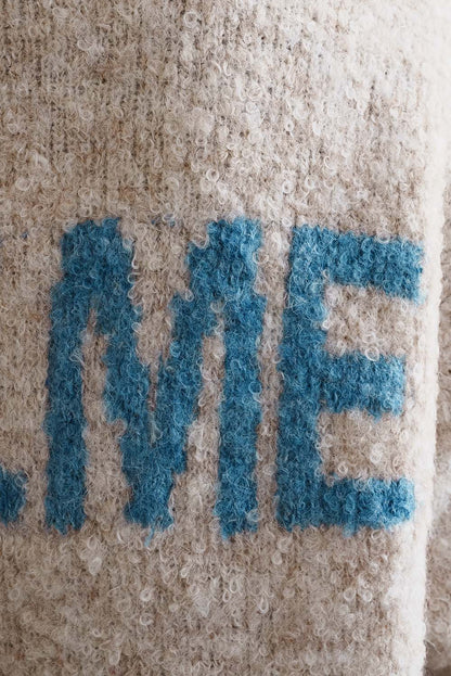 ≪SALE≫Bouclé Assorted Back Logo Pullover