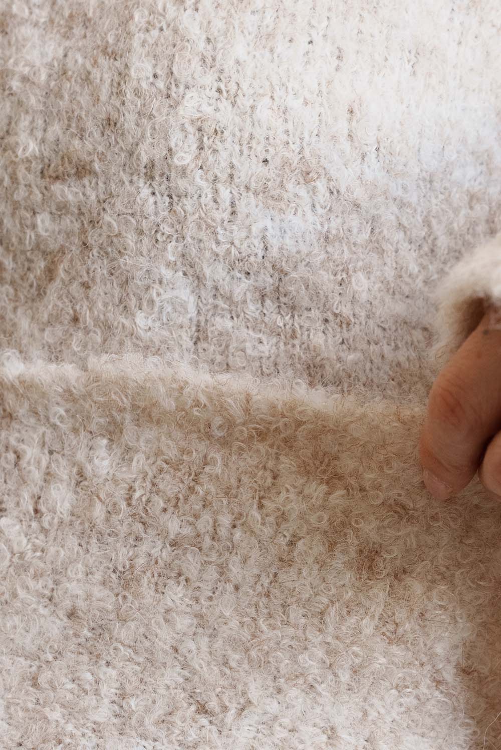 ≪SALE≫Bouclé Assorted Back Logo Pullover