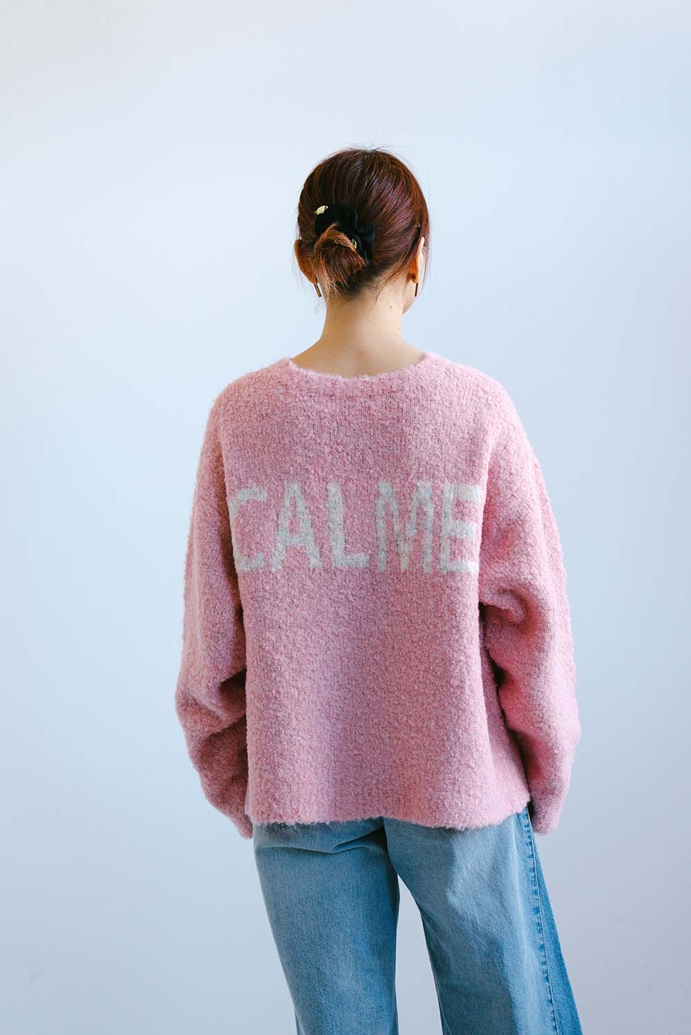 ≪SALE≫Bouclé Assorted Back Logo Pullover