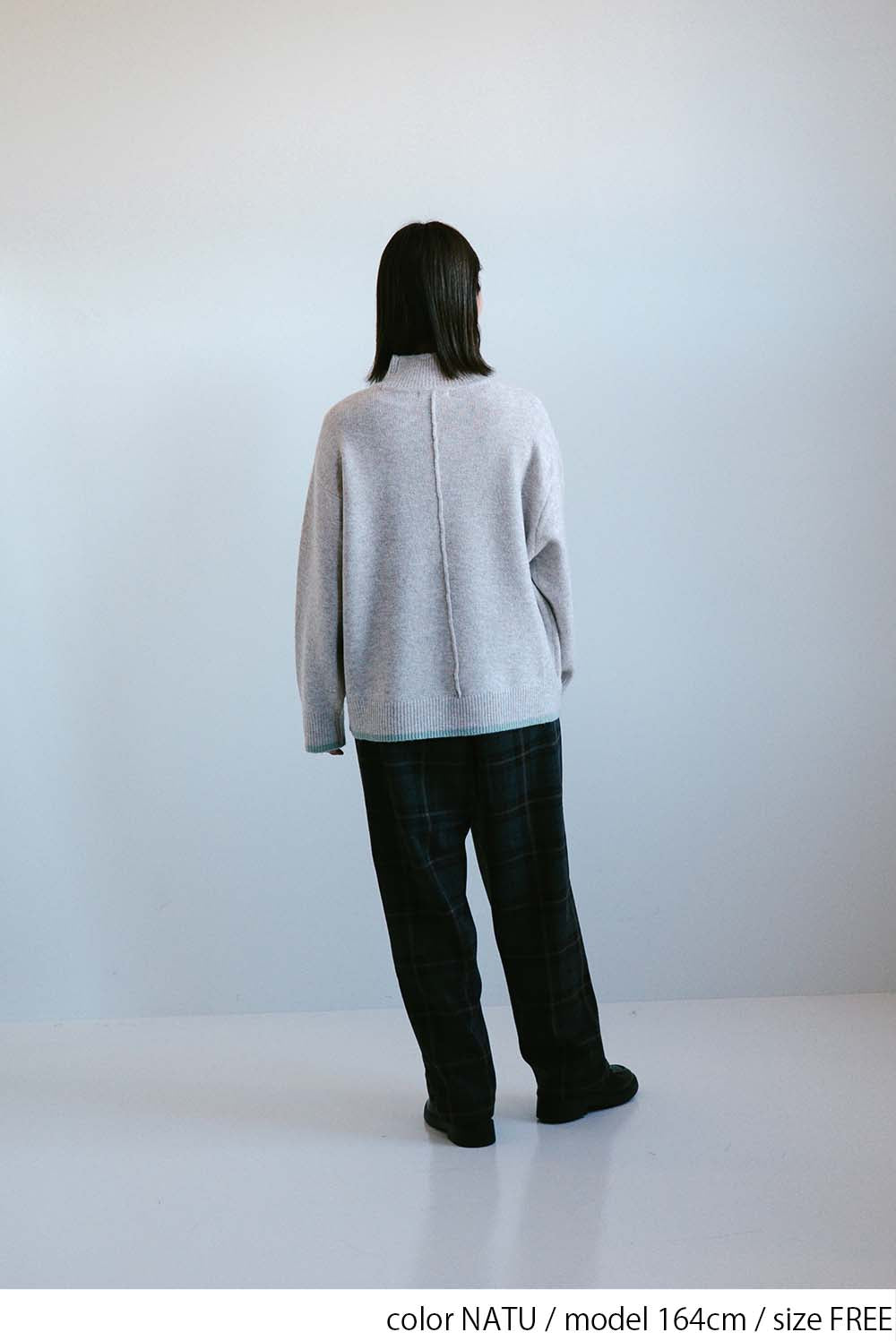 ≪SALE≫配色ニットハイネックプルオーバー – HEART MARKET