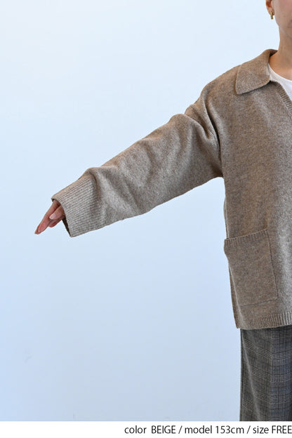 ≪SALE≫Collared Skipper Knit Pullover