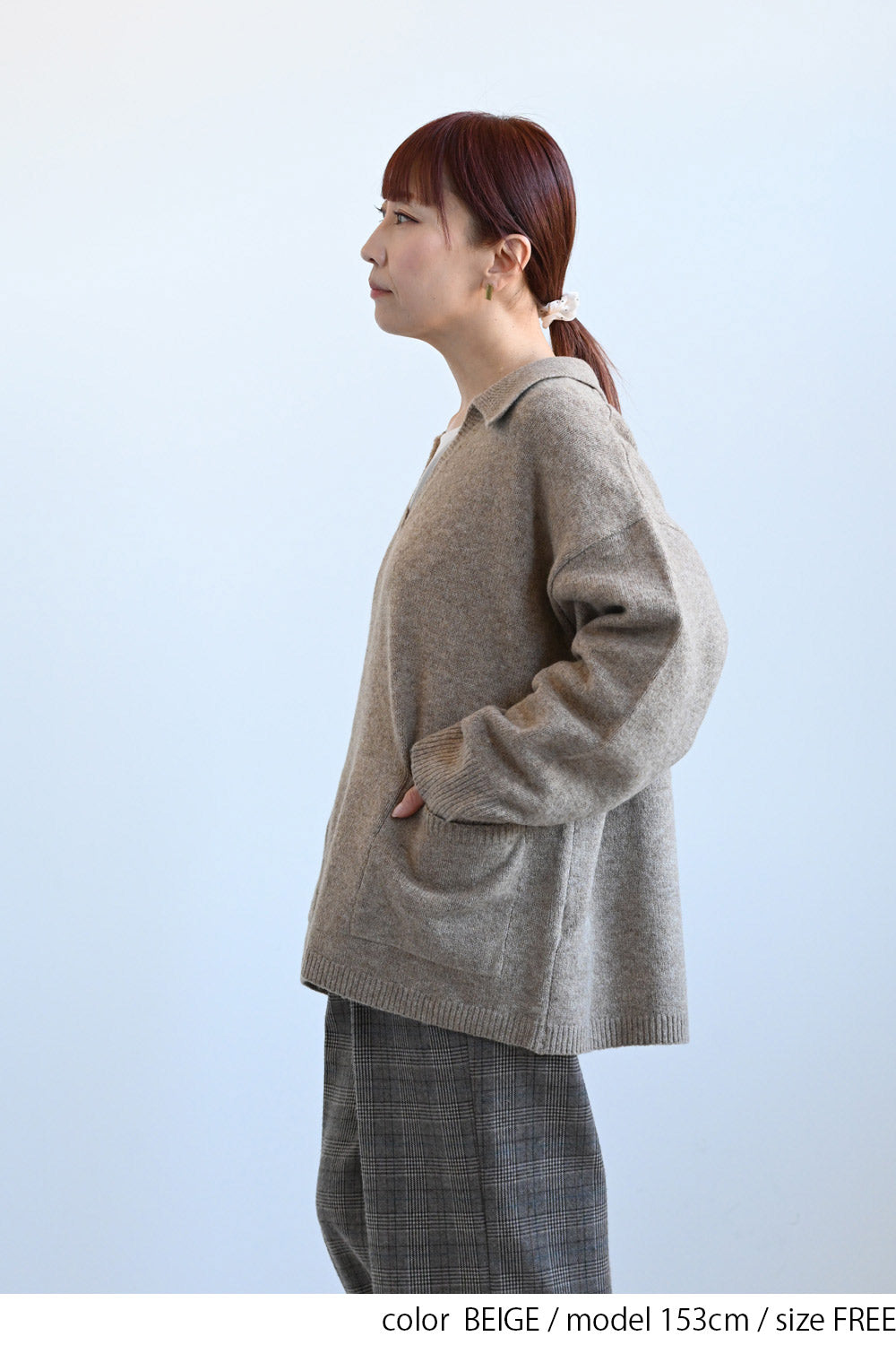 ≪SALE≫Collared Skipper Knit Pullover