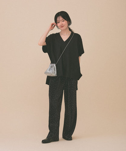 [SALE] Knit V-Neck Poncho Tunic