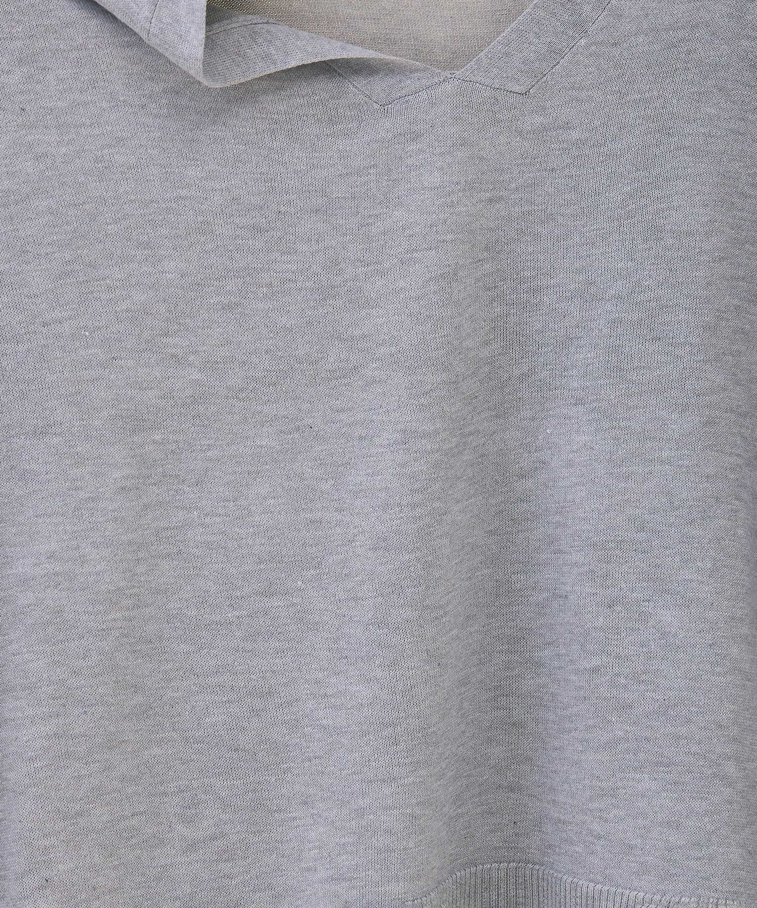 [SALE] Knit V-Neck Poncho Tunic