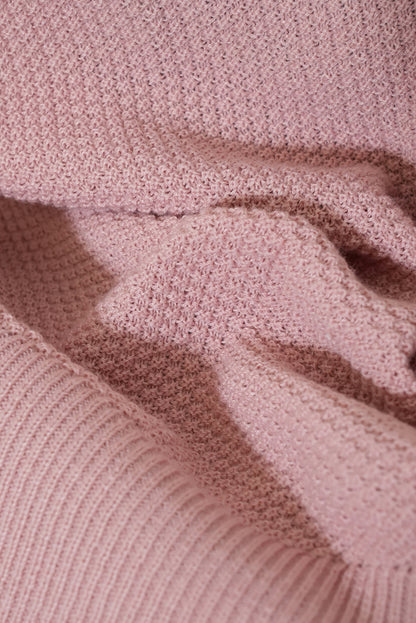 Pique Knit V-Neck Cardigan