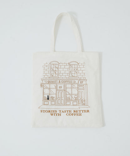 Embroidered Tote Bag Bookstore