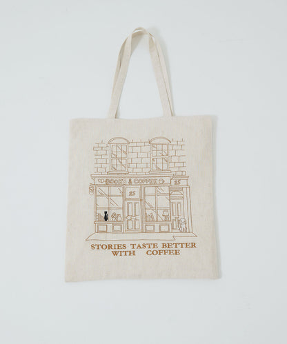 Embroidered Tote Bag Bookstore