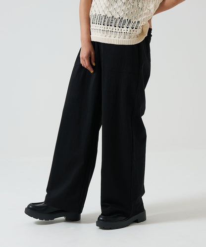 《Scheduled for April 24 Arrival》C/N Pique Wide Baker Pants