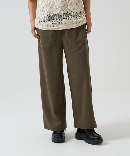 《Scheduled for April 24 Arrival》C/N Pique Wide Baker Pants