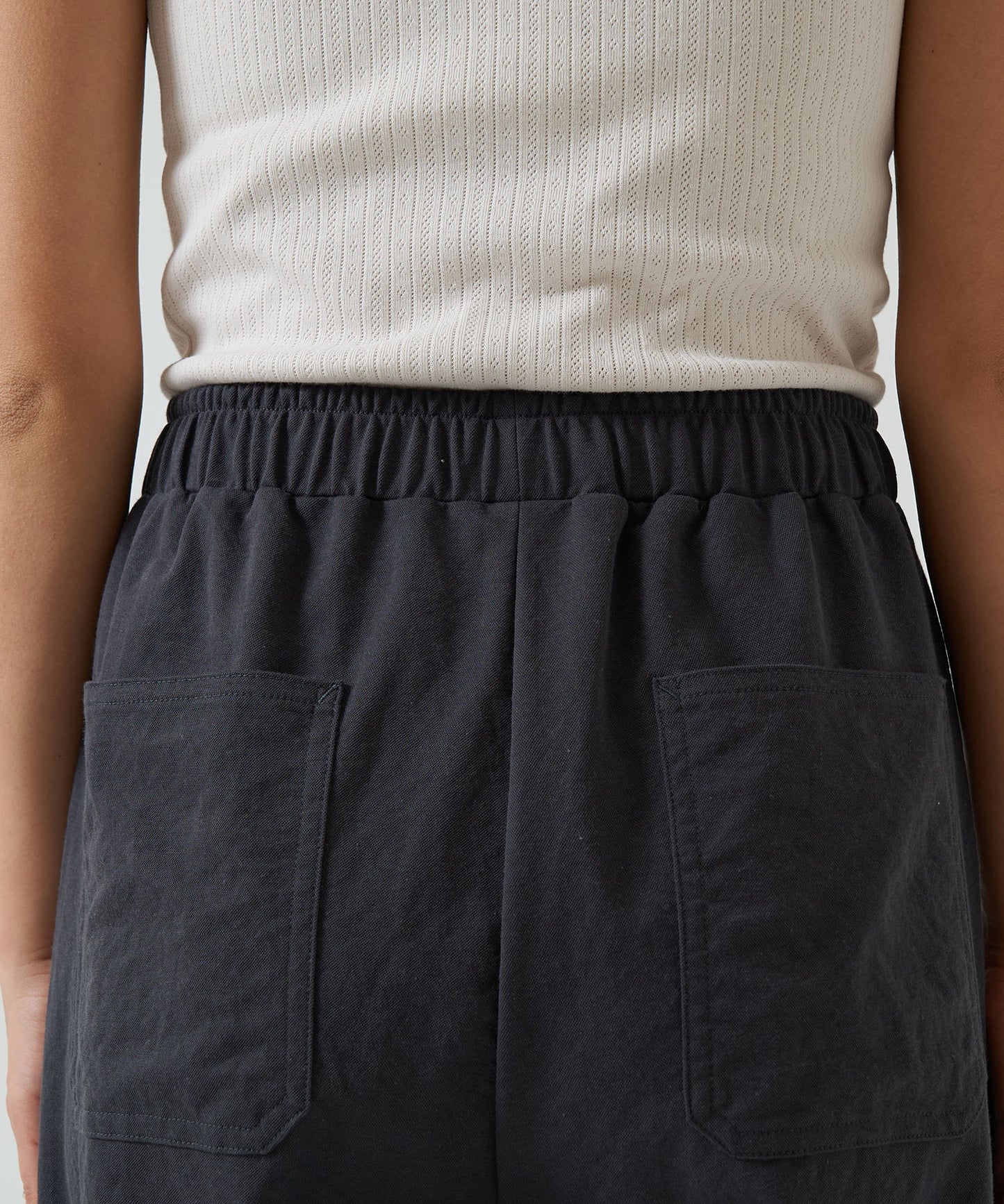 《Scheduled for April 24 Arrival》C/N Pique Wide Baker Pants