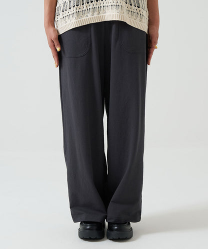 《Scheduled for April 24 Arrival》C/N Pique Wide Baker Pants