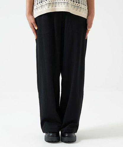 《Scheduled for April 24 Arrival》C/N Pique Wide Baker Pants