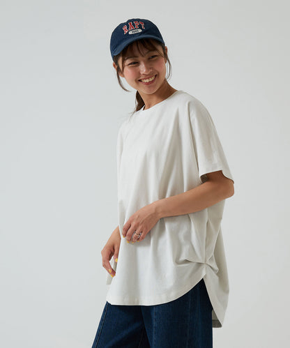 《Scheduled for Arrival Soon》Cut Crepe Back Henley Dolman Tunic