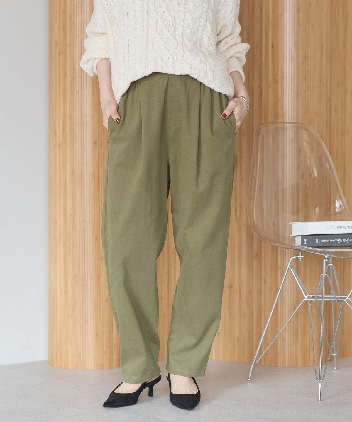 カーキ / 157cm / M