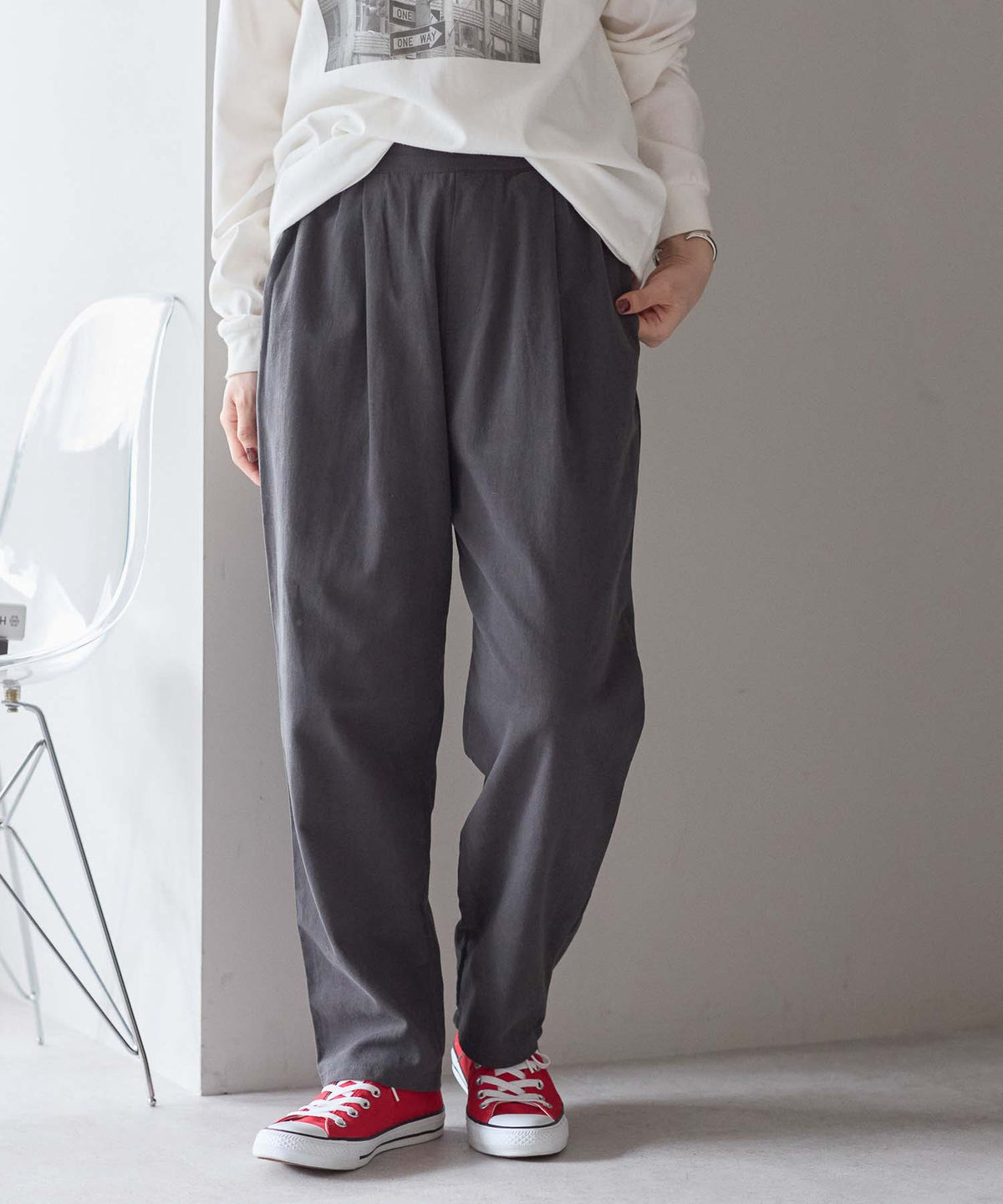 チャコール / 157cm / M