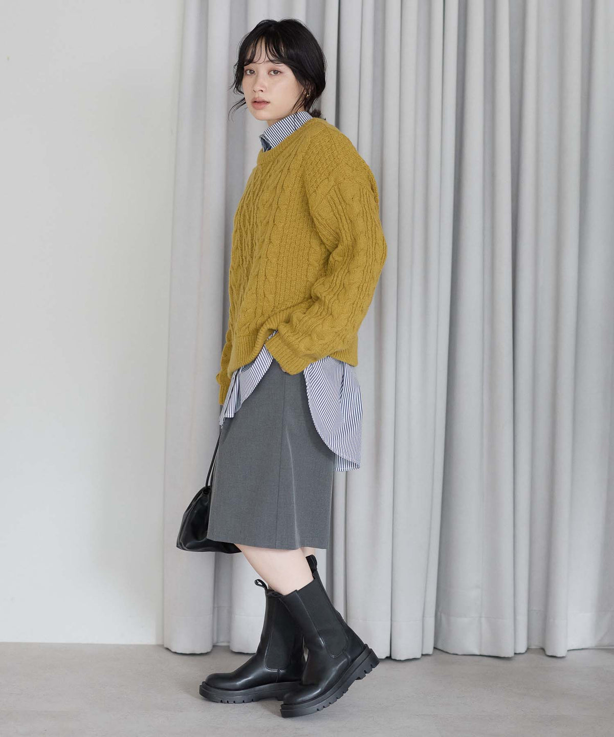 マスタード / 157cm / M