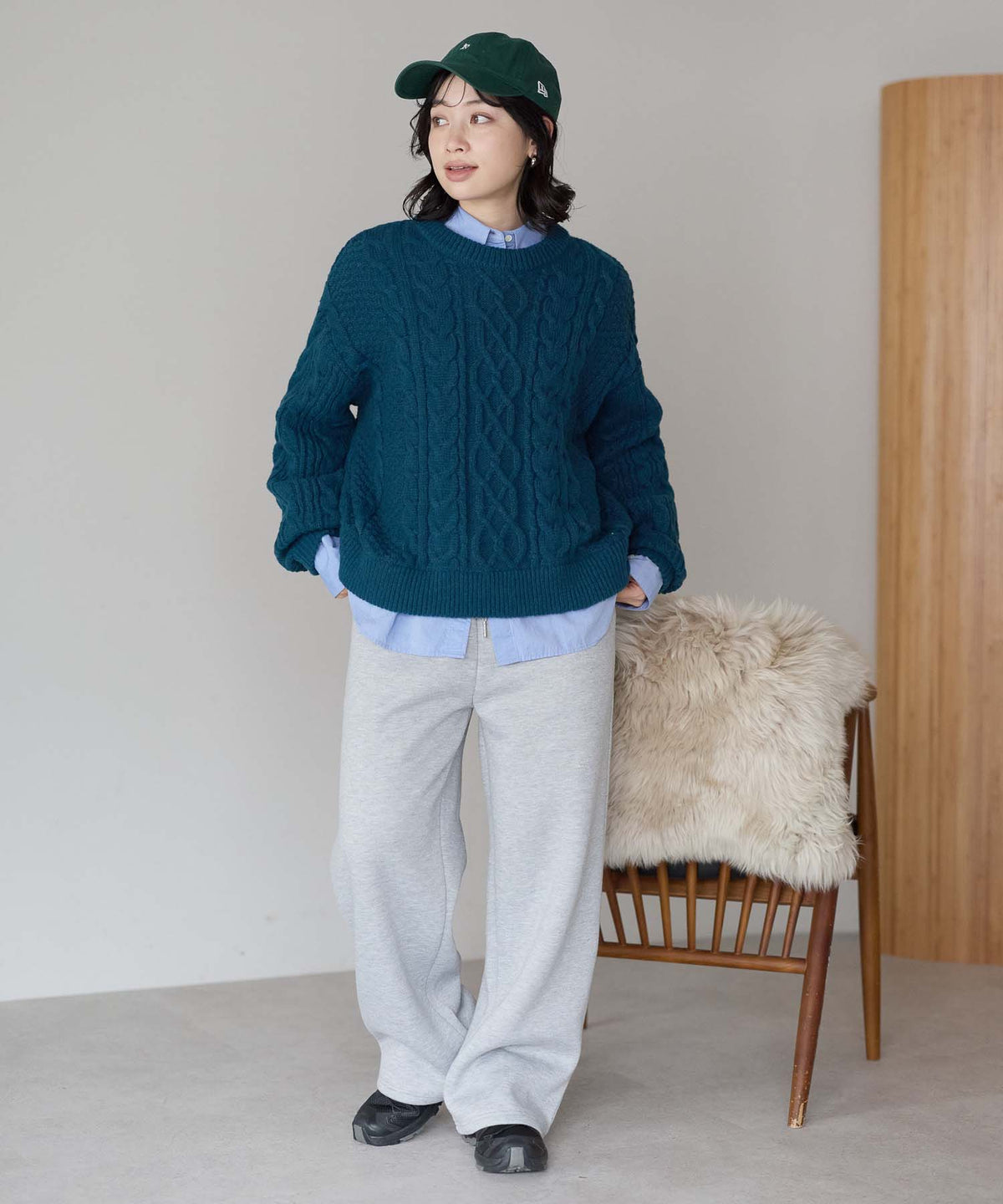 インクブルー / 157cm / M