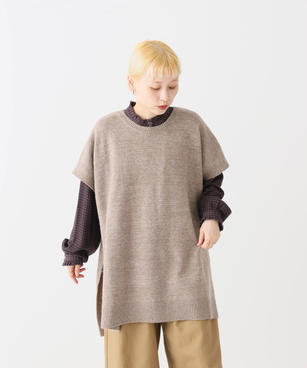 サンドベージュ / 154cm / M