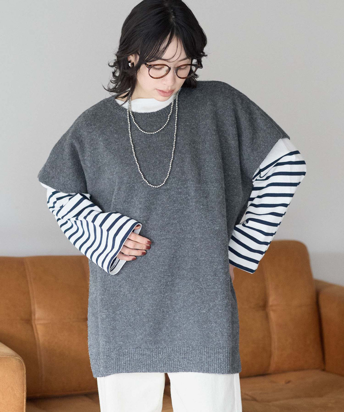 チャコール / 157cm / M
