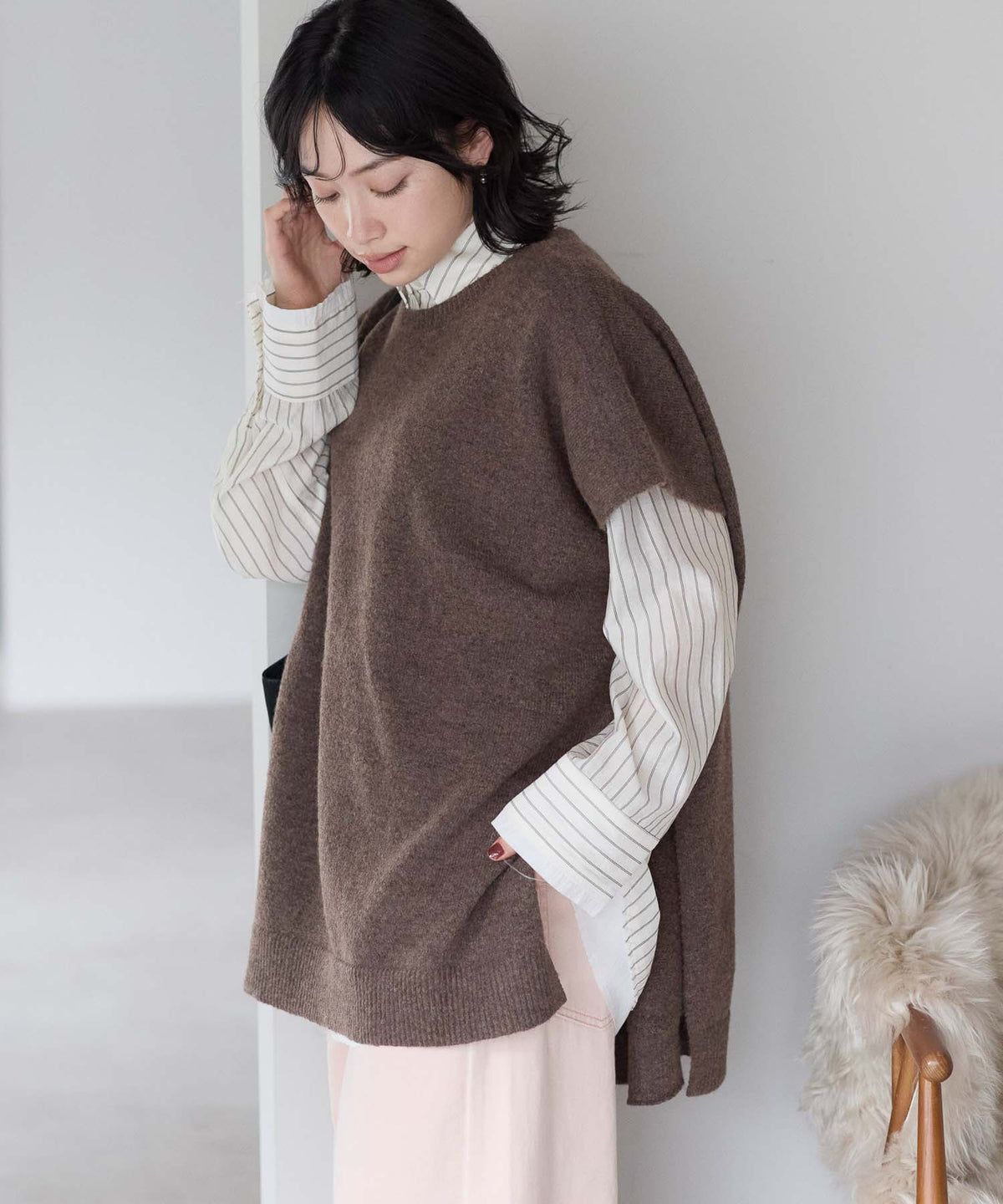 ブラウン / 157cm / M