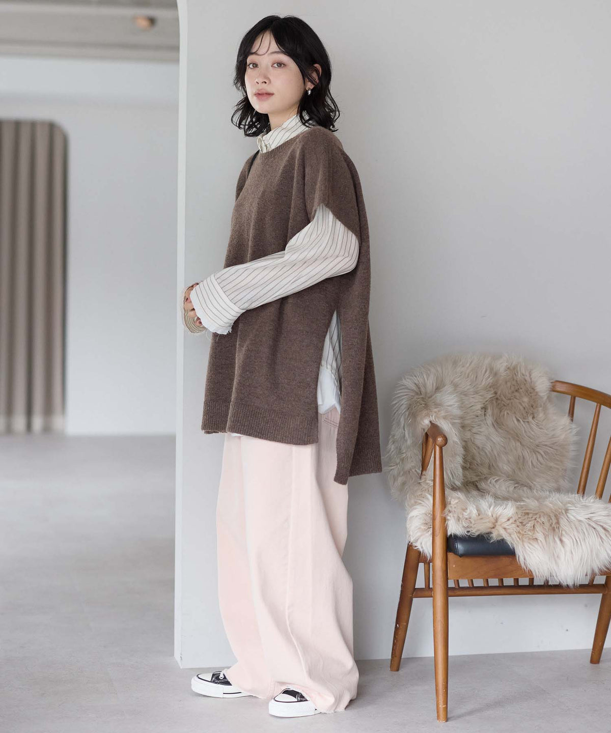 ブラウン / 157cm / M