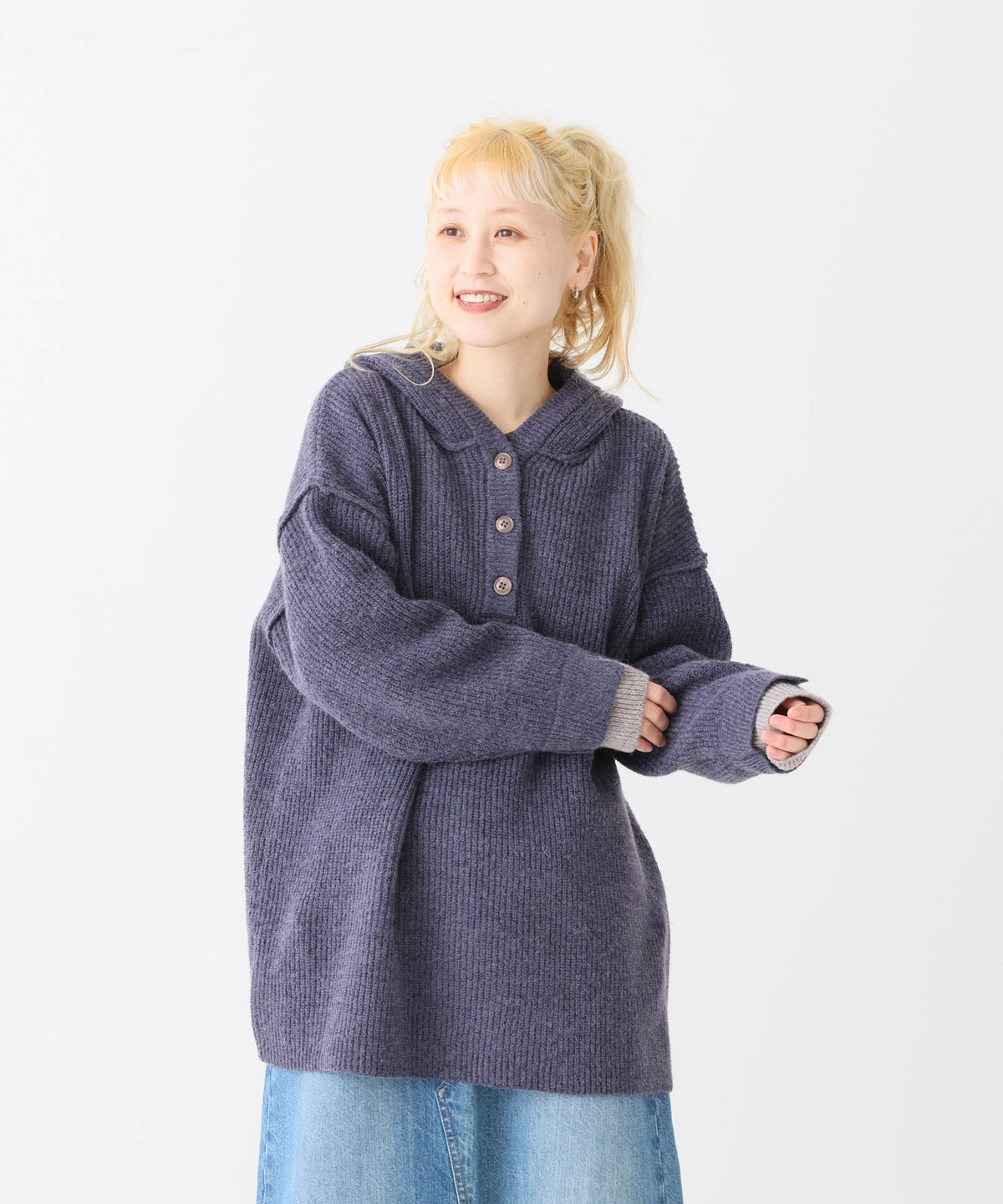 ネイビー / 154cm / FREE