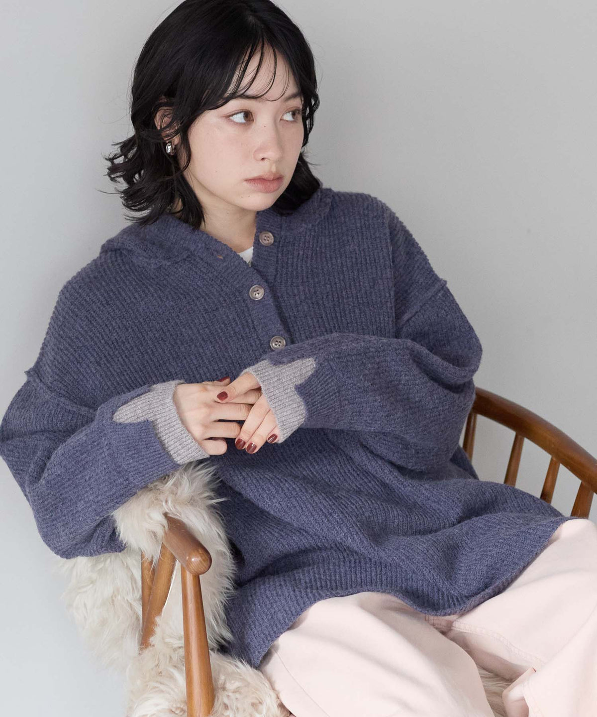 ネイビー / 157cm / FREE