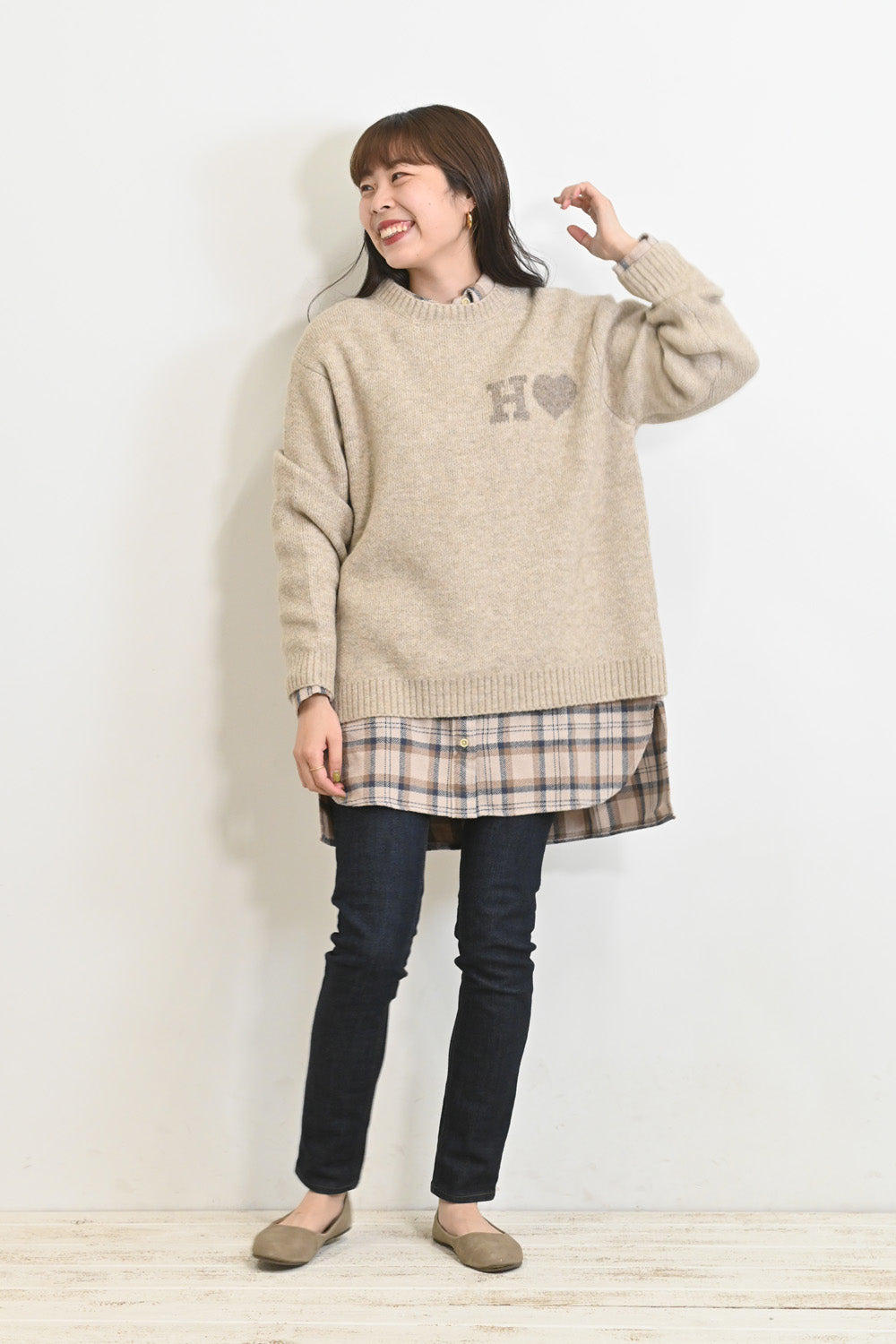 ≪SALE≫JQ Knit Pullover (H Heart)