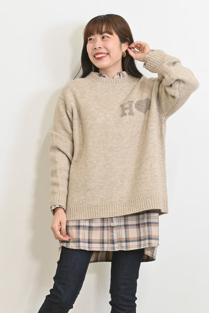 ≪SALE≫JQ Knit Pullover (H Heart)