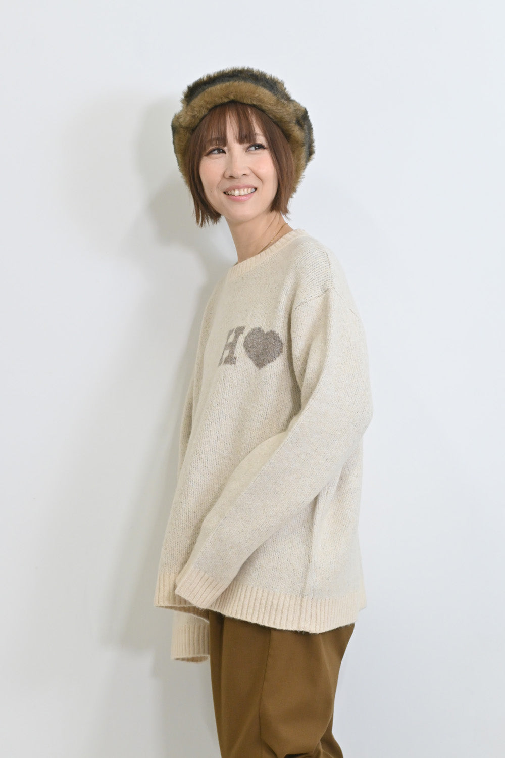 ≪SALE≫JQ Knit Pullover (H Heart)
