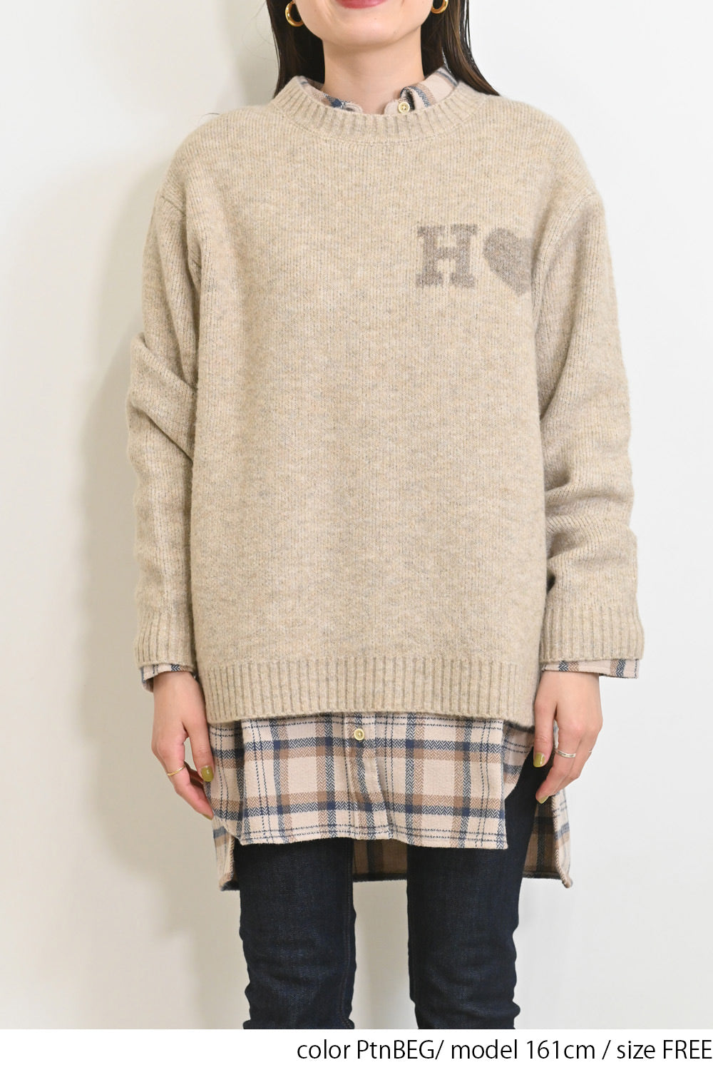 ≪SALE≫JQ Knit Pullover (H Heart)