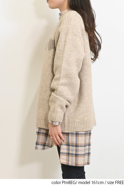 ≪SALE≫JQ Knit Pullover (H Heart)