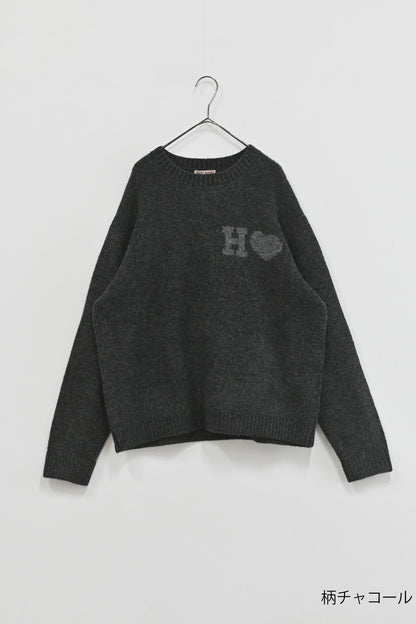 ≪SALE≫JQ Knit Pullover (H Heart)