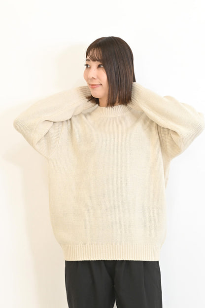 プチハイネックニットプルオーバー