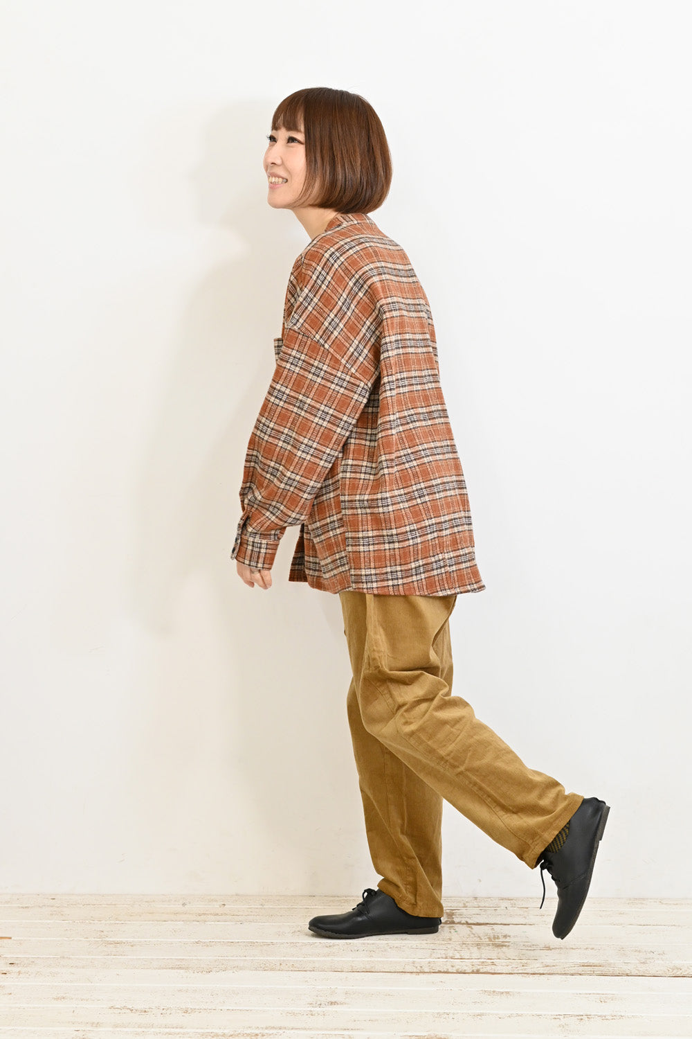 ≪SALE≫★Not Public for Autumn/Winter Sale Items★Warm Fleece Check Shirt